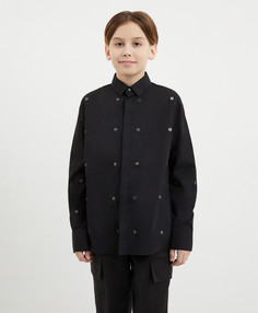 Рубашка детская Gulliver 224GSBJC2306, черный, 152
