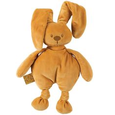 Игрушка мягкая Nattou Soft toy Lapidou Кролик ocher 877367 (155820)