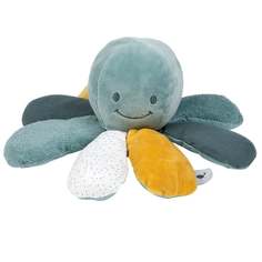 Игрушка мягкая Nattou Soft toy Lapidou Activity Octopus Осьминог green 877794 (164641)