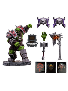 Фигурка Варкрафт Орк Шаман ВоВ World of Warcraft WoW с аксессуарами 15 см Mc Farlane Toys