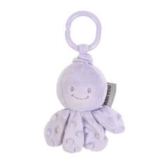 Игрушка мягкая Nattou Soft toy Lapidou Octopus Осьминог с вибрацией lilac 876506, 166605