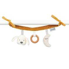 Игрушка мягкая Nattou Soft toy CHARLIE Собачка на завязках 388214 (166677)