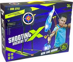 Игровой набор Play Smart Лук игрушечный со стрелами Archery Set светящийся, 64 см Playsmart