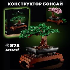 Конструктор WESTBRICK Бонсай Креатор Цветы 754 дет 19004