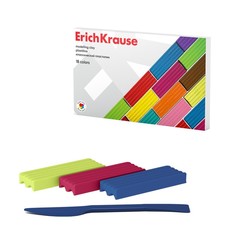 Пластилин ErichKrause Классический 18 цветов 288 г