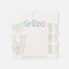 Набор крабов для волос для девочек, market21, 6 шт. NO Name