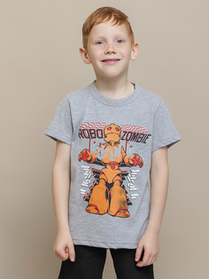 Футболка Batik 037_БК24 , серый меланж, 98 Батик