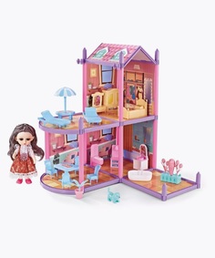Игровой набор Fanrong Уютный домик, с куклой, в коробке Фанронг