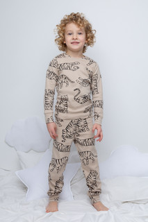 Пижама детская CROCKID К 1044, зеленый, 86, 1 шт.