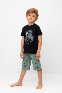 Пижама детская CROCKID TR 588, черный, 140, 1 шт.