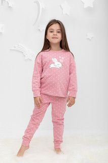 Пижама детская CROCKID М 2836-3, розовый, 92, 1 шт