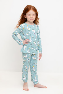 Пижама детская CROCKID К 1044, шалфей, 92, 1 шт.