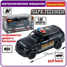 Металлическая машинка детская Bondibon инерционный Джип Внедорожник коллекционная модель