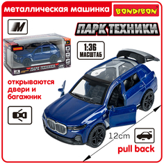Металлическая машинка детская Bondibon инерционный Джип Внедорожник коллекционная модель