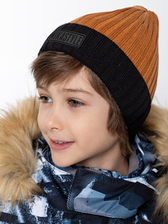 Шапка детская NIKASTYLE 11з16124, коричневый, 54