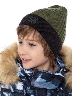 Шапка детская NIKASTYLE 11з16124, хаки, 50-54