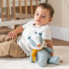 Игрушка мягкая Nattou Soft toy FELIX & LEO Барсук 595001 (167859)