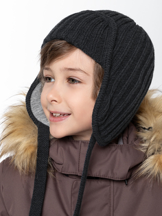 Шапка детская NIKASTYLE 11з15924, антрацит, 48-52