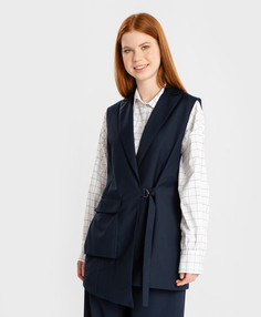 Жилет детский Button Blue 224BBGS47031000, синий, 146