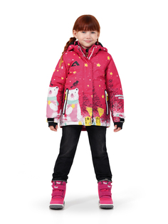 Куртка детская Oldos Гоя, фуксия, 116