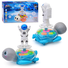 Интерактивная игрушка 8833 Космонавт на черепахе в коробке Oubaoloon