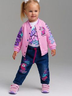 Джинсы детские PlayToday 32423049, синий, 86