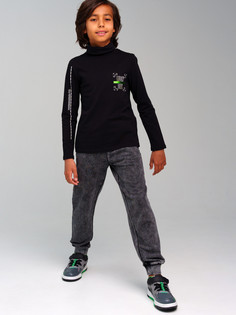 Водолазка детская PlayToday 32411249, черный, 146