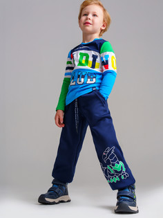 Брюки детские PlayToday 32412010, черный, 110