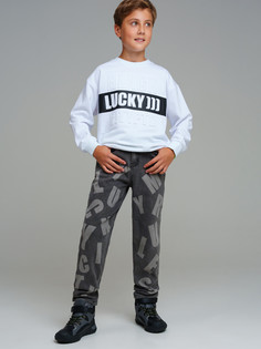 Джинсы детские PlayToday 32411244, серый, 146