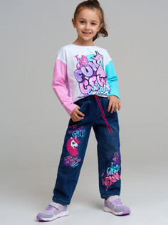 Джинсы детские PlayToday 32422010, синий, 122