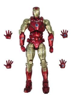 Фигурка StarFriend Железный человек Мстители Марвел Iron Man подставка сменные кисти