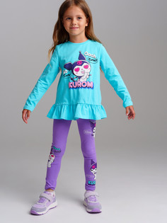 Леггинсы детские PlayToday 32442002, сиреневый, 98