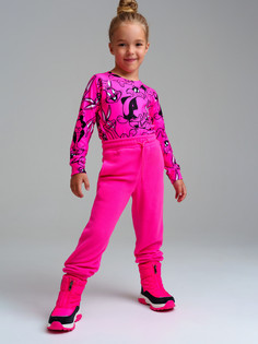 Брюки детские PlayToday 32422202, розовый, 116