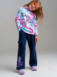 Брюки детские PlayToday 32422009, черный, 116