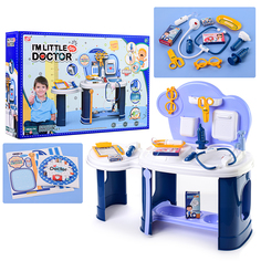 Игровой набор 8833-1 Я доктор синий, в коробке Oubaoloon