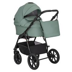 Коляска детская 3 в 1 Jovola Tessa Eco, 01 шалфей кожа