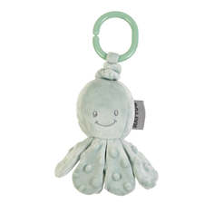 Игрушка мягкая Nattou Soft toy Lapidou Octopus Осьминог с вибрацией green 876544 (166601)