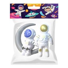 Игровые фигурки Космонавты 2 шт No Brand