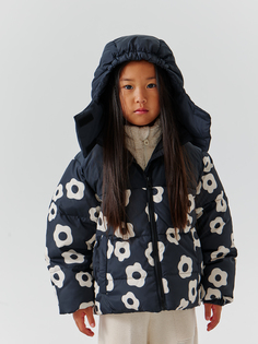 Куртка детская Happy Baby 89119-1, black(flower), 128
