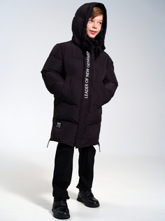 Пальто детское PlayToday 22417021, черный, 122