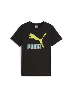 Футболка Puma Classics Logo Tee B, черный, 128