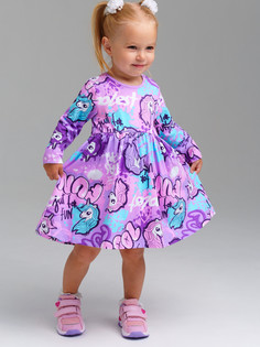 Платье детское PlayToday 32423038, разноцветный, 80