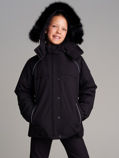 Куртка детская PlayToday 32421280, черный, 128