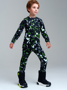 Термобелье детское комплект PlayToday 32412268, черный, 116