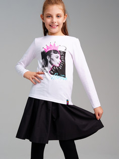 Лонгслив детский PlayToday 32421032, белый, 152