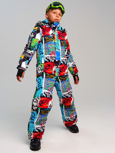 Комбинезон детский PlayToday 32411001, разноцветный, 140