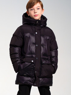 Пальто детское PlayToday 22417020, черный, 134