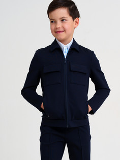 Куртка детская PlayToday 22417053, тёмно-синий, 134