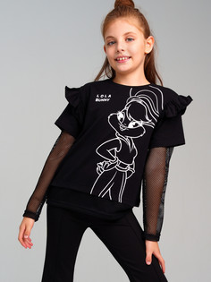 Джемпер детский PlayToday 32441006, черный, 170