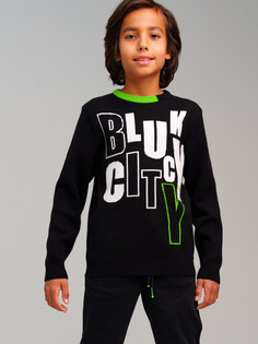 Джемпер детский PlayToday 32411254, черный, 176